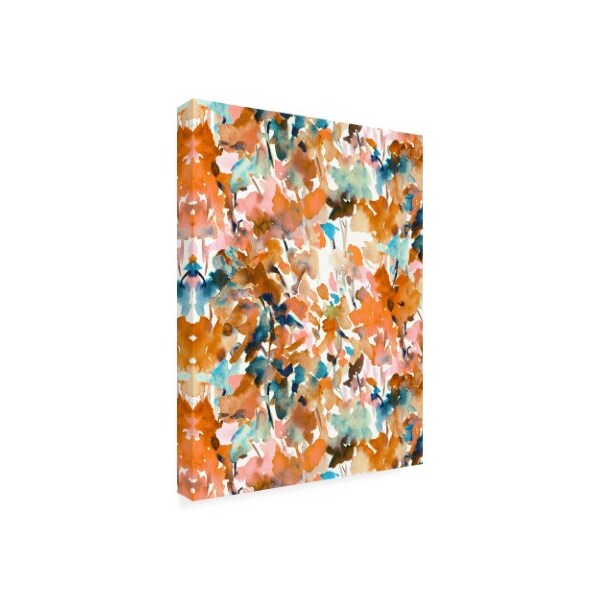 Jacqueline Maldonad 'Local Color Orange' Canvas Art,24x32